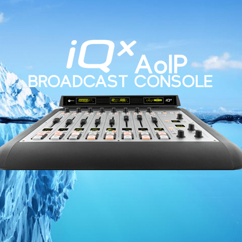 Nieuw: iQx AoIP Broadcast Console